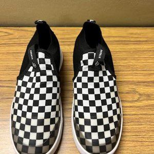 Van's Classic black and white checkerboard slip-on shoe